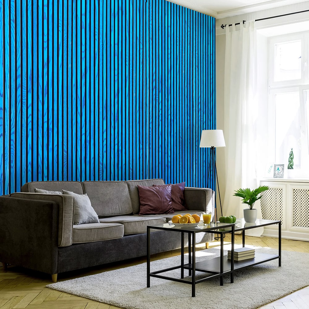 پنل آکوستیک آبی 1