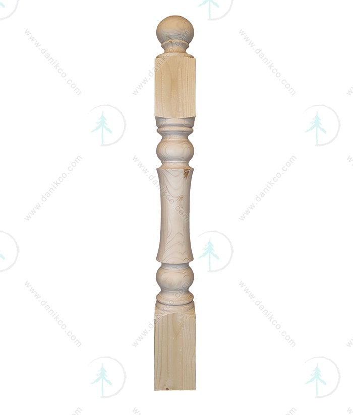 پایه و ایستگاه چوبی مدل یک هلال 2